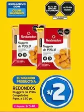 Redondos - Nuggets de Pollo Congelados