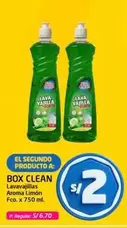 BOX CLEAN Lavavajillas Aroma Limón