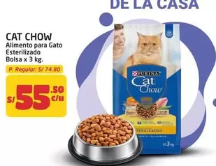 Cat Chow - Alimento para Gato Esterilizado Bolsa