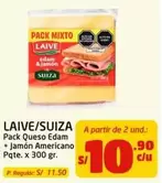 Laive - Queso Edam + Jamón Americano