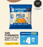 San Fernando - Nuggets de Pollo Bolsa x 10 und.