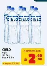 Cielo - Agua sin Gas Bot.
