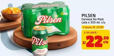 Pilsen - Cerveza Six Pack Lata