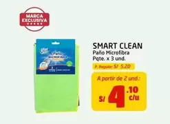 Smart - Paño Microfibra Pqte. x 3 und.