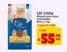Cat Chow - Alimento para Gatos Esterilizados Bolsa