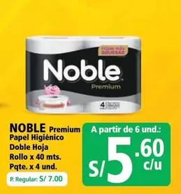 Noble - Papel Higi0999enico Doble Hoja