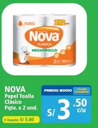 Nova - Papel Toalla Clásico Megarrollo