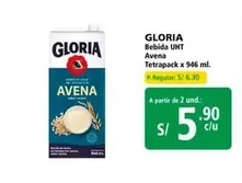 Gloria - Bebida UHT Avena