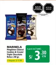 Marinela - Pinguinos Clásico/ Cookies & Cream/ Triple Chocolate