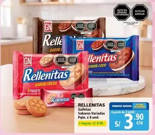 Rellenitas - Galletas Sabores Variados