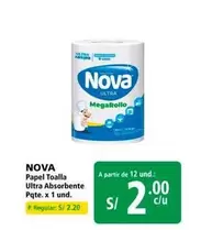 Nova - Papel Toalla Ultra Absorbente