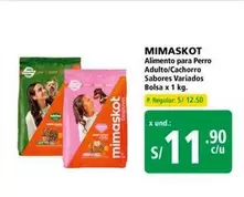 Mimaskot - Alimento para Perro Adulto/Cachorro Sabores Variados Bolsa