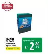 Smart - Fibra Verde Pqte. x 6 und.