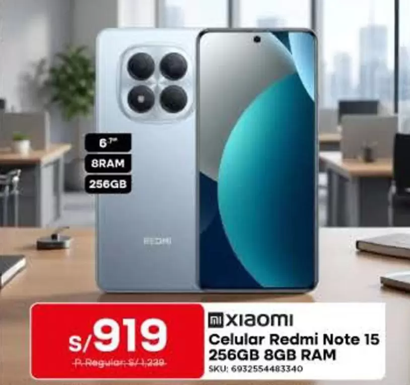 Xiaomi - Celular Redmi Note 15