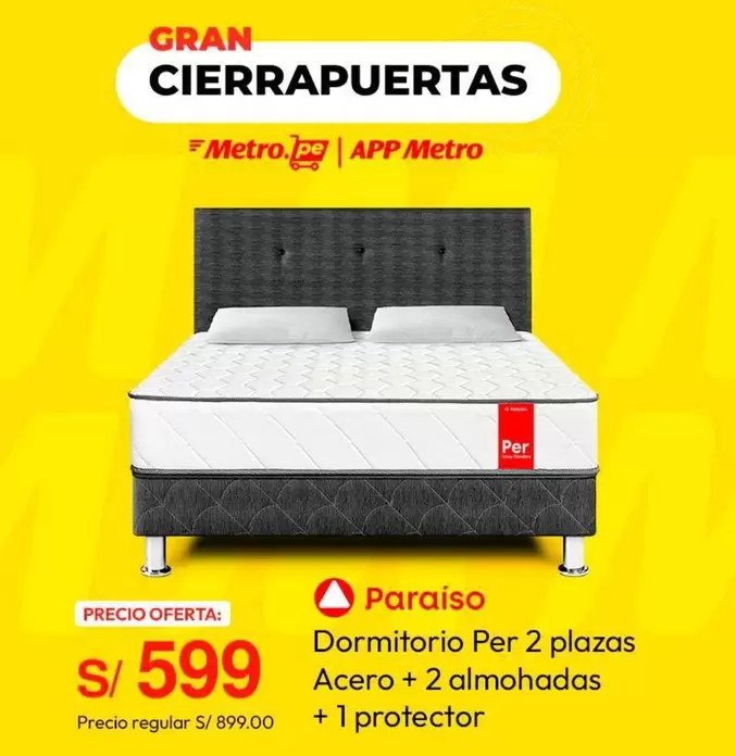 Metro - Dormitorio Per 2 plazas