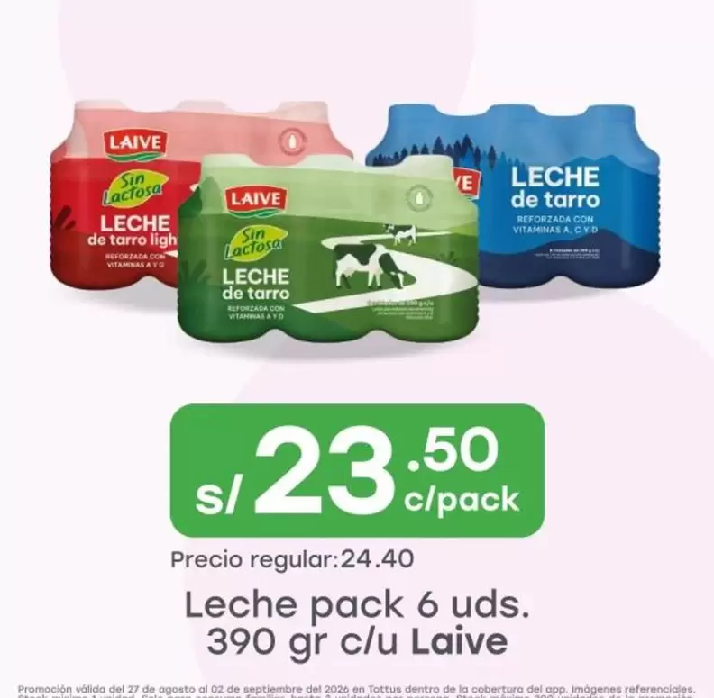 Laive - Leche de tarro