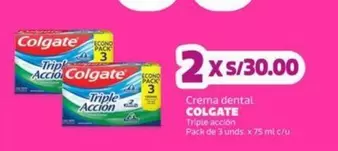 Colgate - Crema dental Triple acción