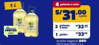 Aro - Aceite vegetal ARO 100 % soya
