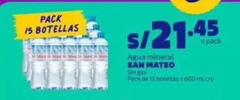 San Mateo - Agua mineral