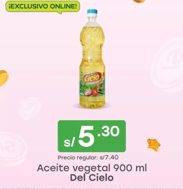 Cielo - Aceite vegetal