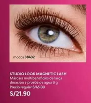 Studio - STUDIO LOOK MAGNETIC LASH Máscara multibeneficios de larga duración a prueba de agua 8 g