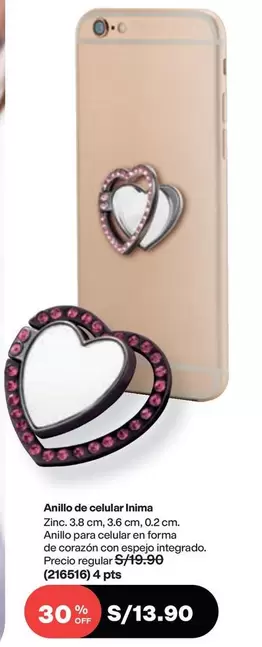 PTS - Anillo de celular Inima (216516)