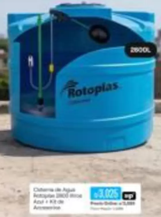 Rotoplas - Sistema de Agua 2600 litros