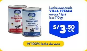 Leche evaporada