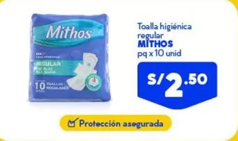 Toalla higiénica regular