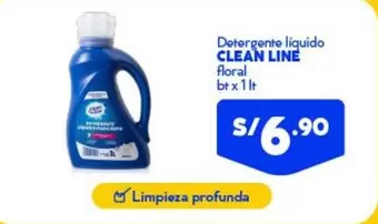 Detergente líquido floral