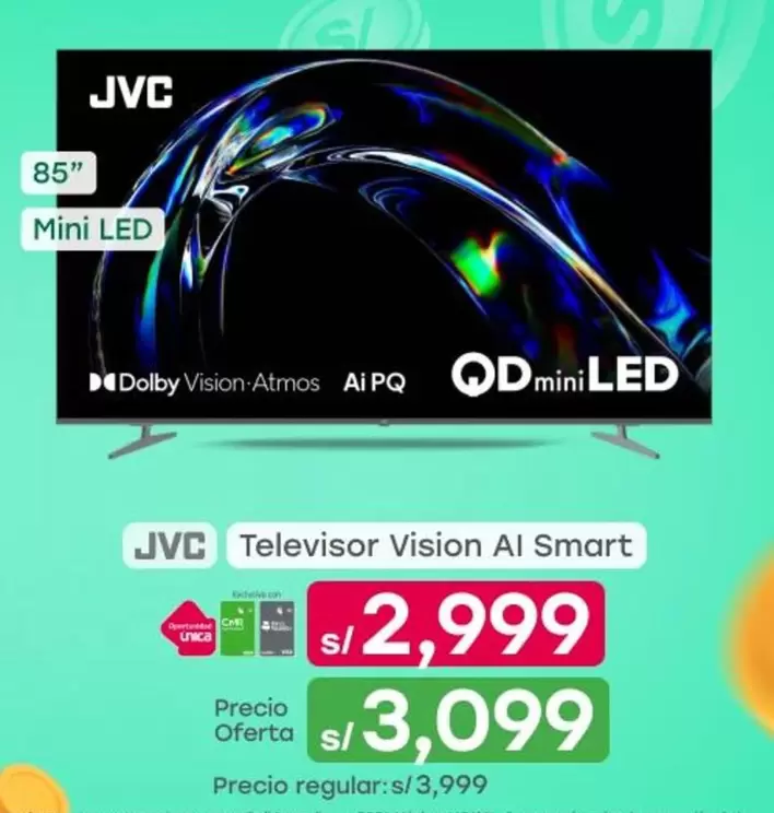 JVC - Televisor Vision AI Smart