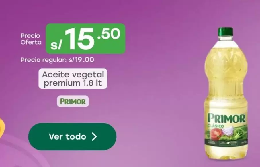 Primor - Aceite vegetal premium