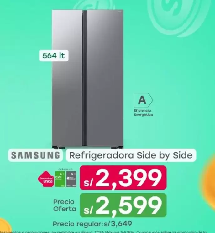 Samsung - Refrigeradora Side by Side