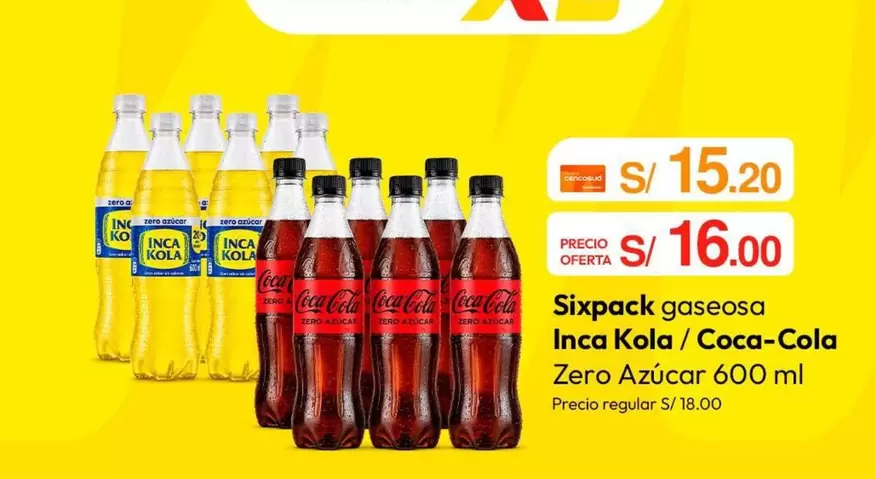 Coca-Cola - Sixpack gaseosa