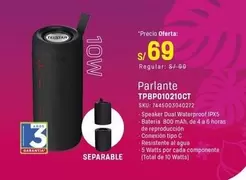 Parlante TPBP010210CT