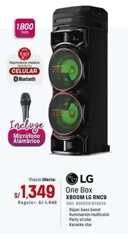 Lg - One Box X8OOM LG RNC9