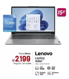 Lenovo - Laptop 15IAU7