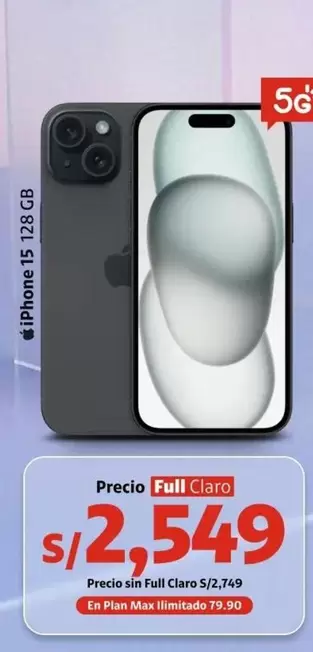 Apple - iPhone 15 128 GB
