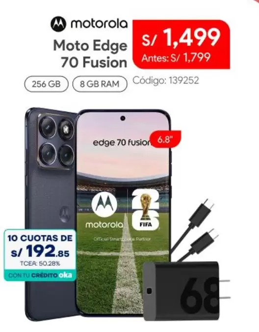 Motorola - Moto Edge 70 Fusion