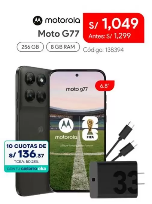 Motorola - Moto G77