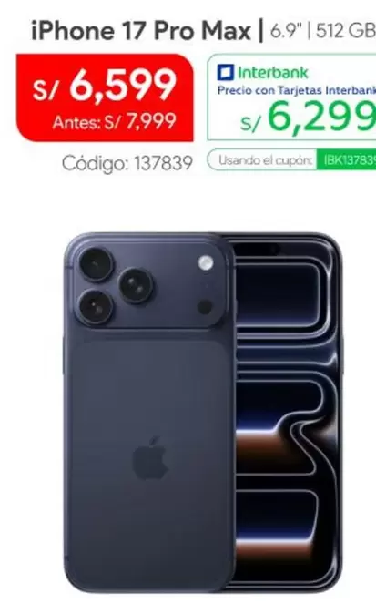 Apple - iPhone 17 Pro Max | 512 GB
