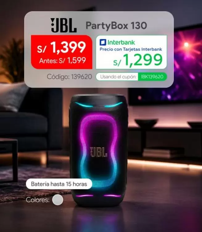 JBL - PartyBox 130