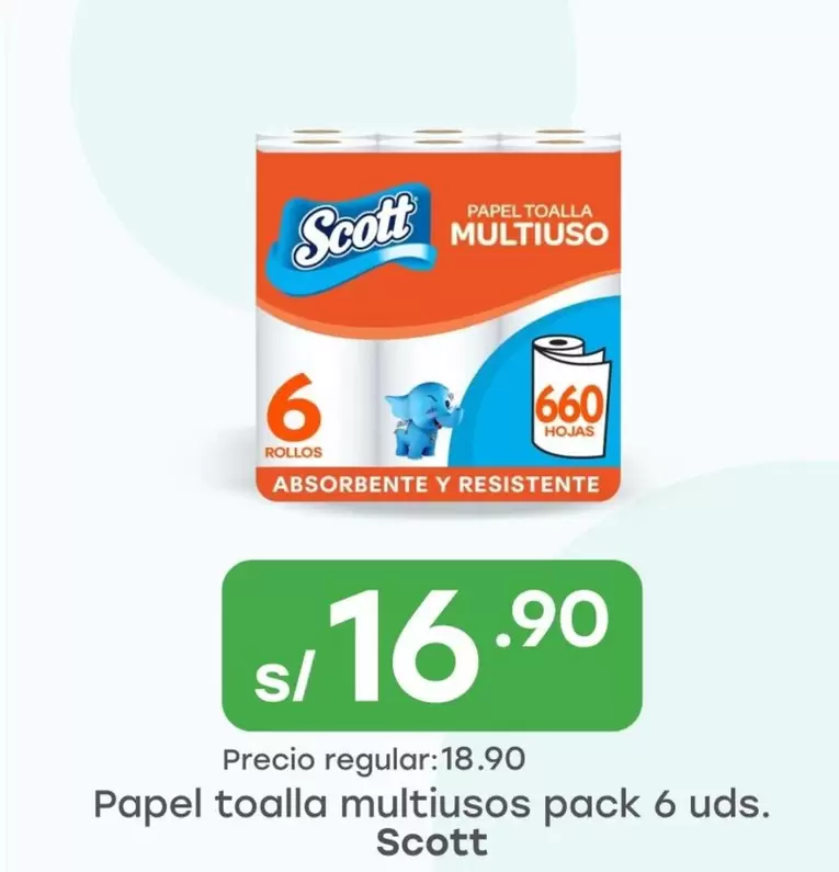 Scott - Papel toalla multiusos