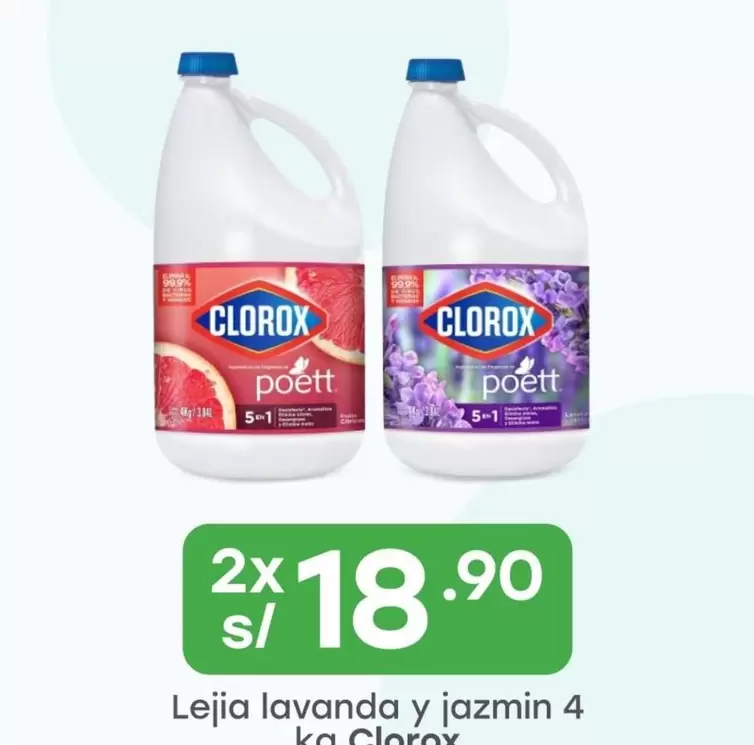 Clorox - Lejía lavanda y jazmín