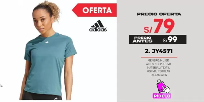 Adidas - Playera deportiva