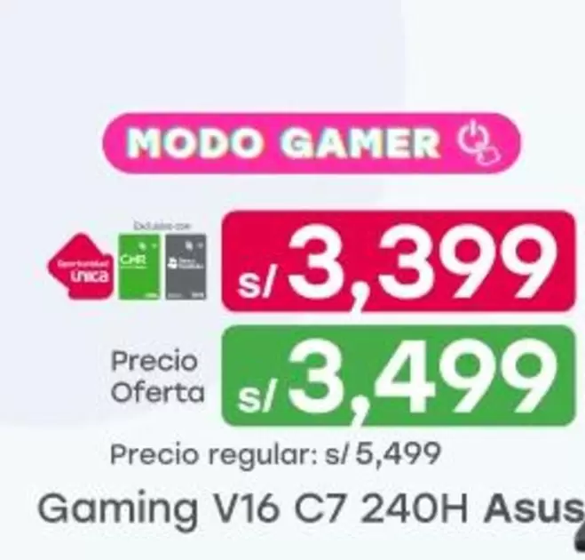 Asus - Gaming V16 C 240H