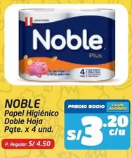 Noble - Papel Higiénico Doble Hoja