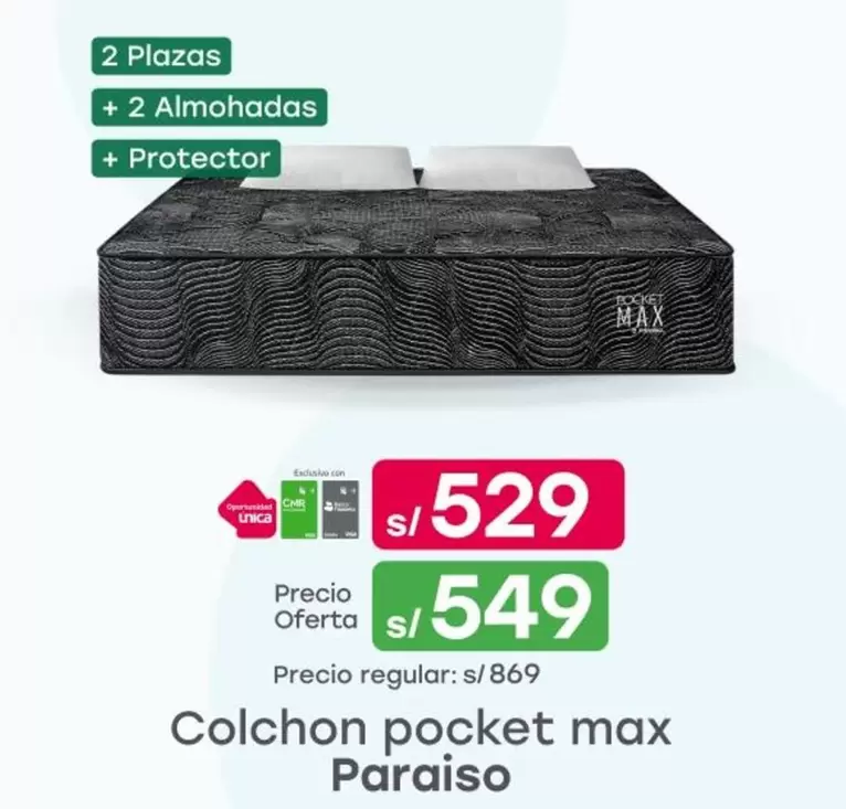Paraiso - Colchon pocket max