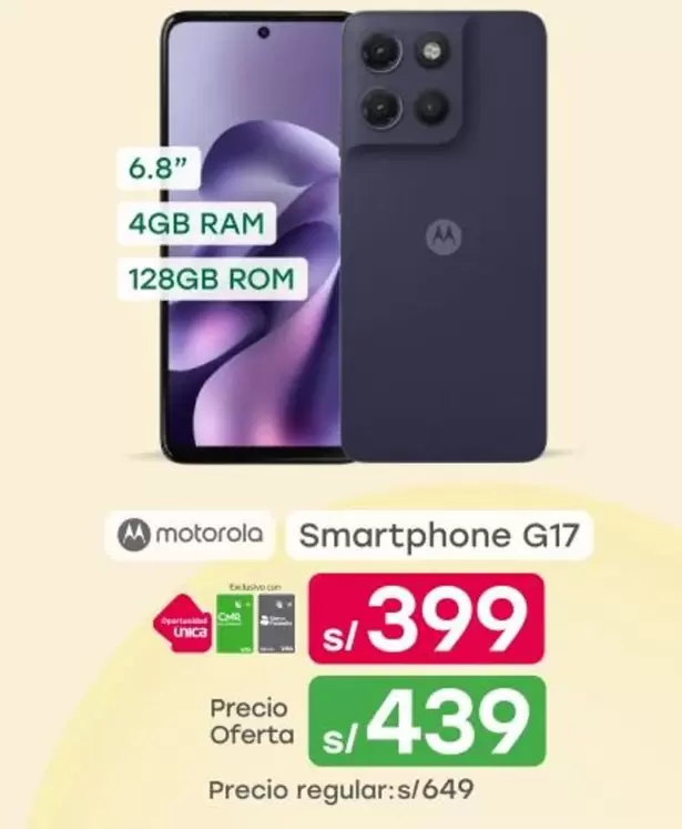 Motorola - Smartphone G17