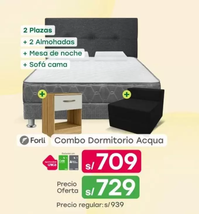 Forli - Combo Dormitorio Acqua